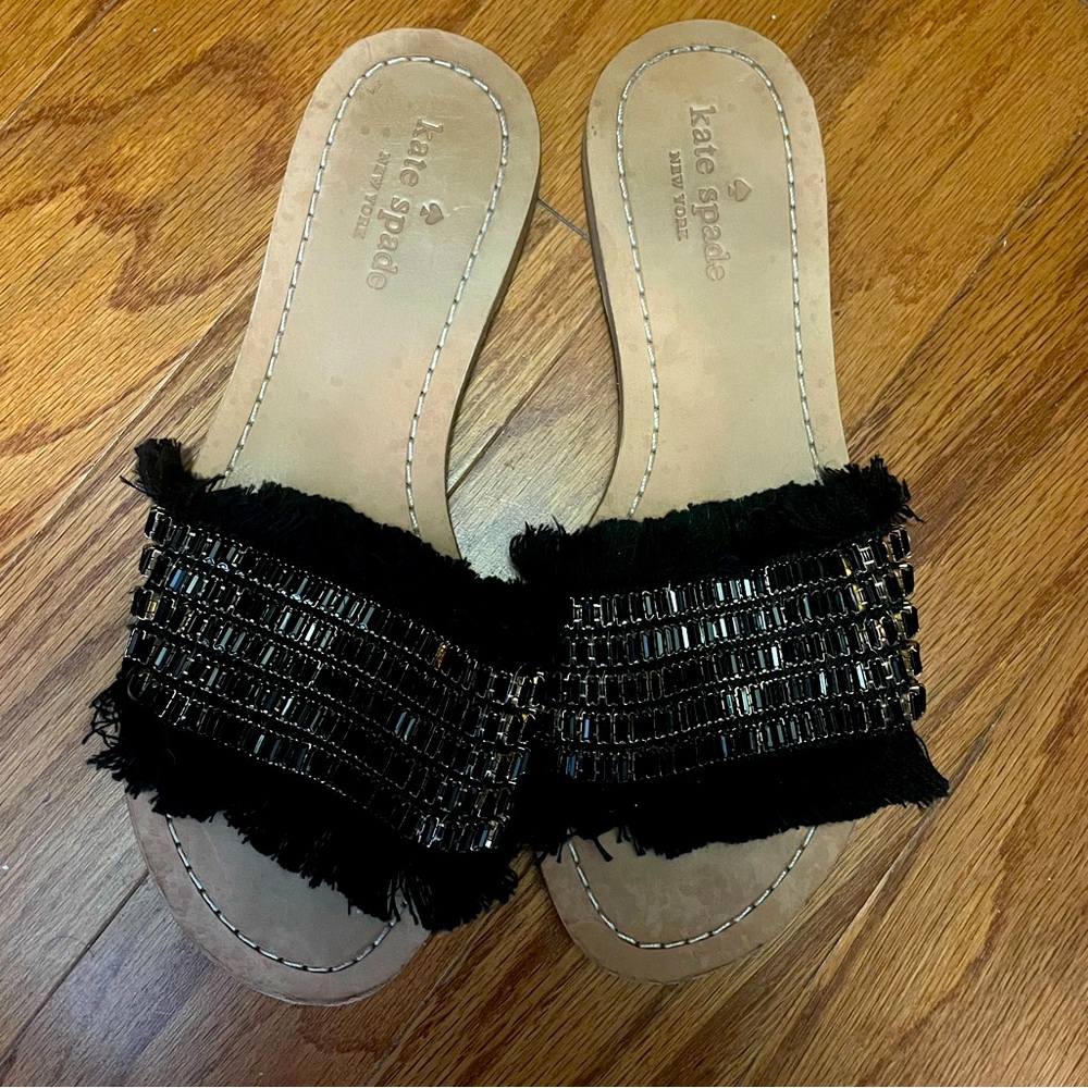 Kate Spade Black Solaina Sandal Size 7.5